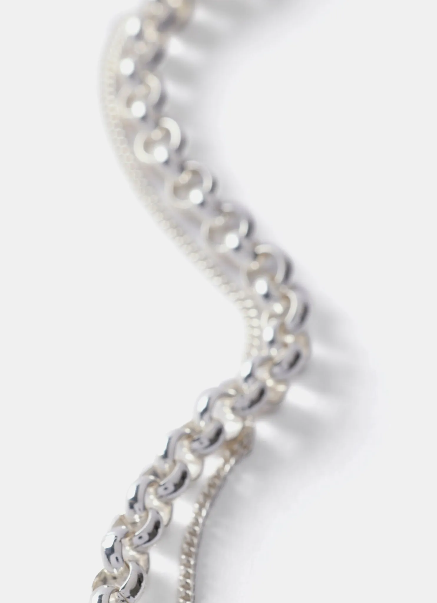 Silver Tone Layered Necklace sold by Mint Velvet product image thumbnail 3