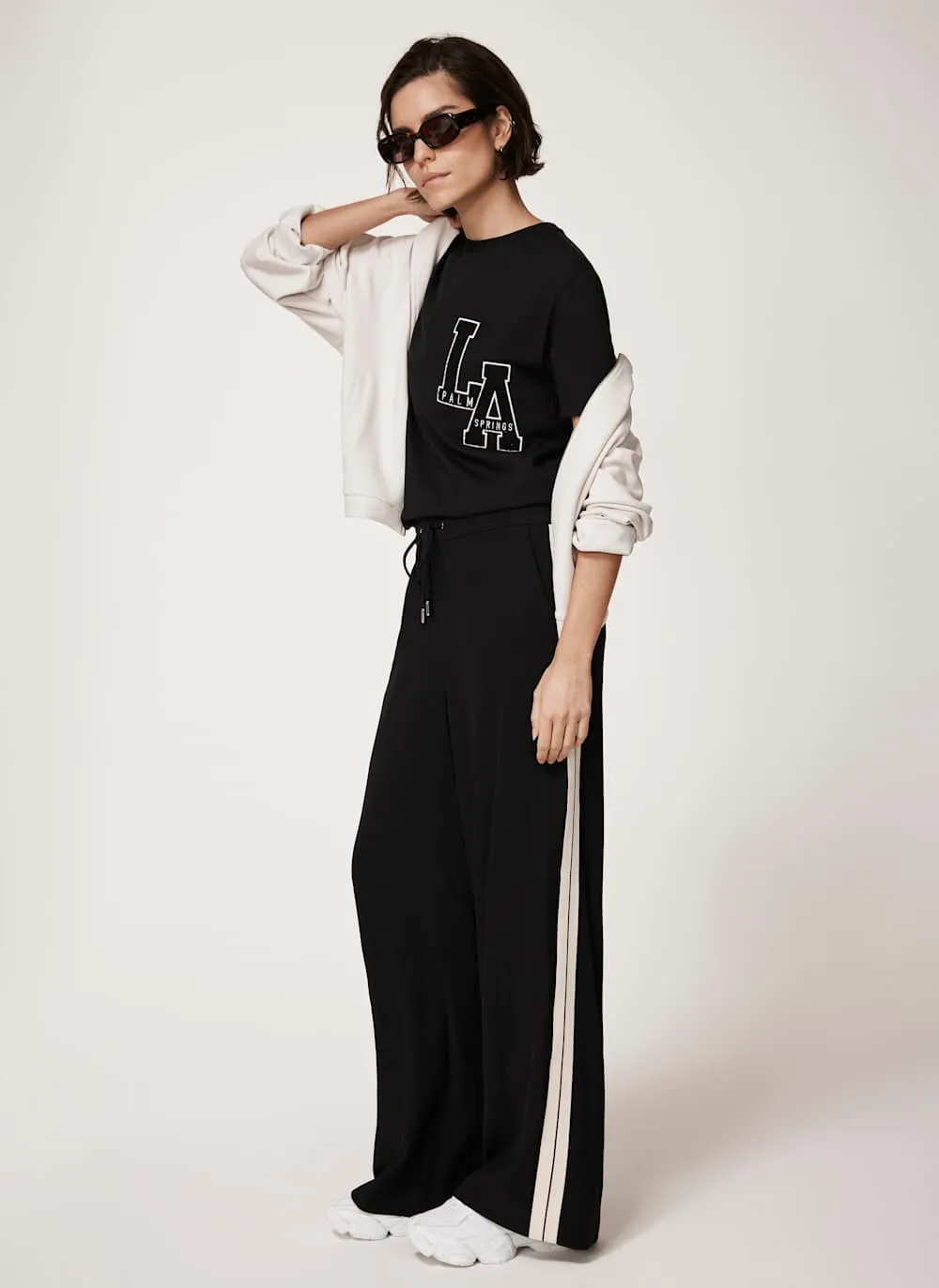 Black LA Motif T-Shirt sold by Mint Velvet product image thumbnail 3