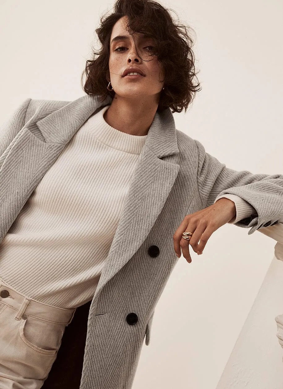 Light Grey Blazer Coat sold by Mint Velvet product image thumbnail 5