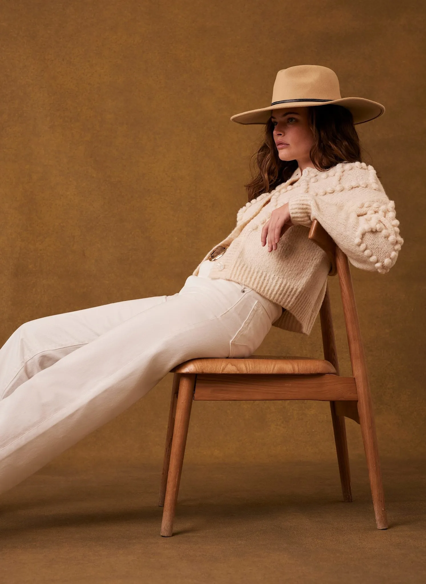 Cream Bobble Stitch Cardigan sold by Mint Velvet product image thumbnail 5