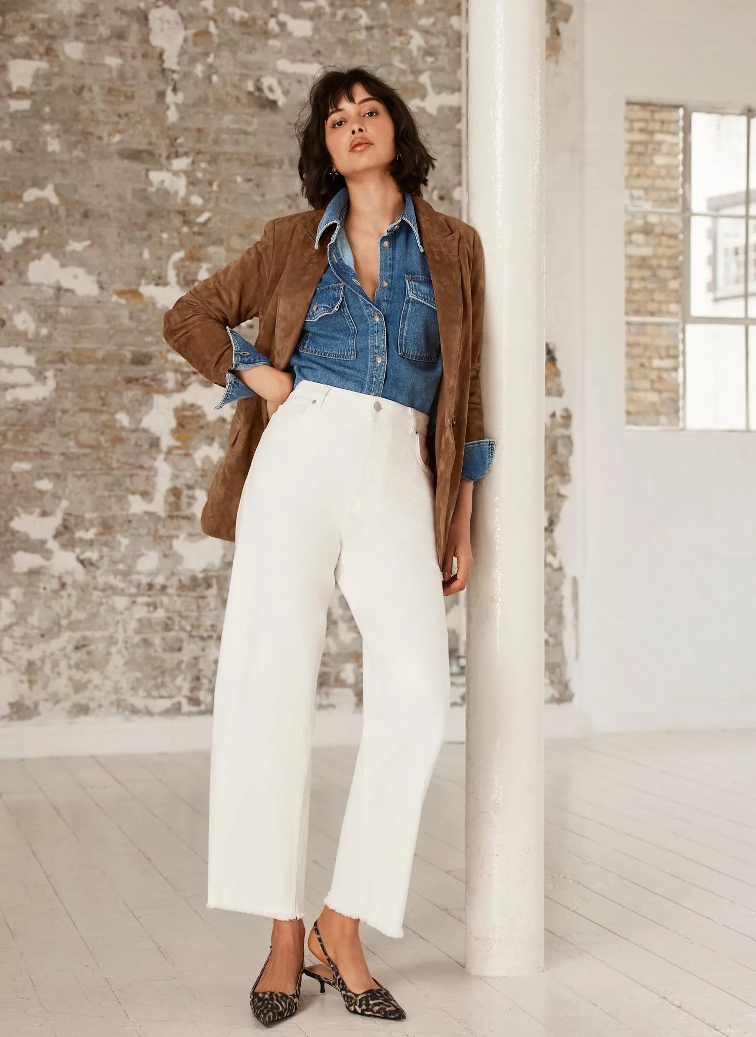 Tan Suede Blazer sold by Mint Velvet product image thumbnail 2