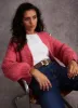 Pink Wool Blend Balloon Sleeve Cardigan sold by Mint Velvet