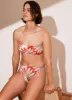 Red Tropical Print Bikini Bottoms sold by Mint Velvet