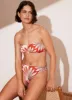 Red Tropical Print Bikini Bottoms sold by Mint Velvet