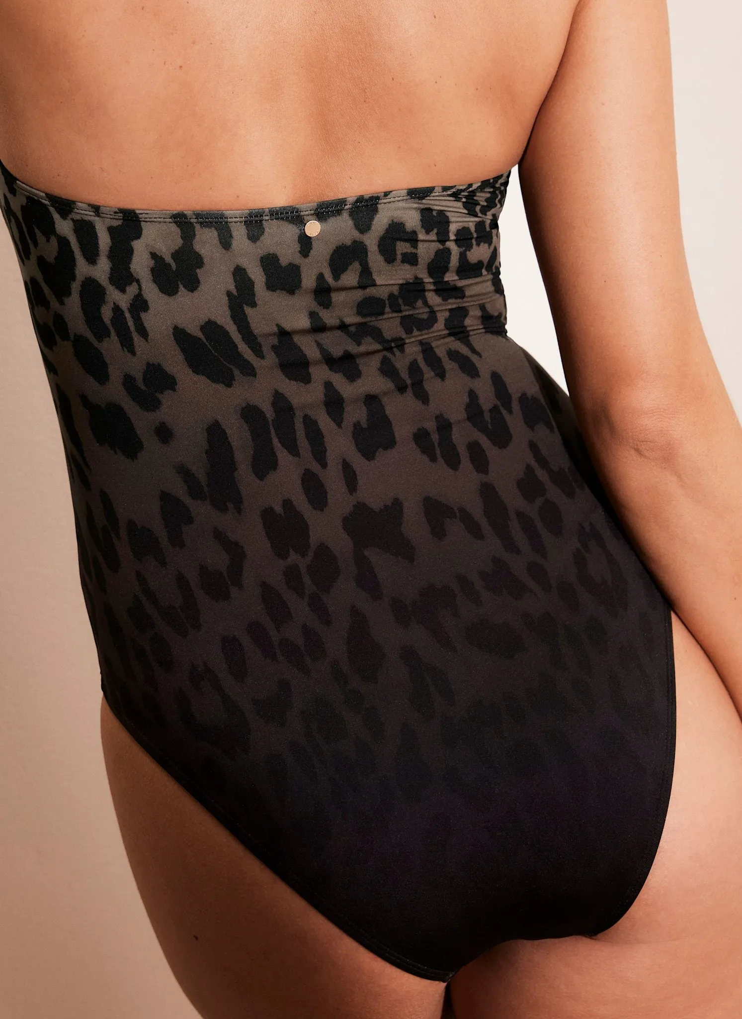 Brown Ombre Animal Print Swimsuit sold by Mint Velvet product image thumbnail 5