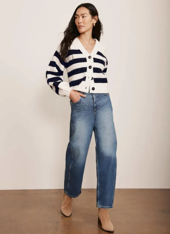 Mid Indigo Barrel Leg Jeans sold by Mint Velvet