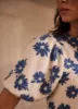 Blue Wool Blend Knitted Top sold by Mint Velvet
