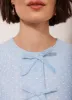 Blue Striped Polka Heart Puff Sleeve Top sold by Mint Velvet