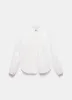 White Blouson Cotton Shirt sold by Mint Velvet
