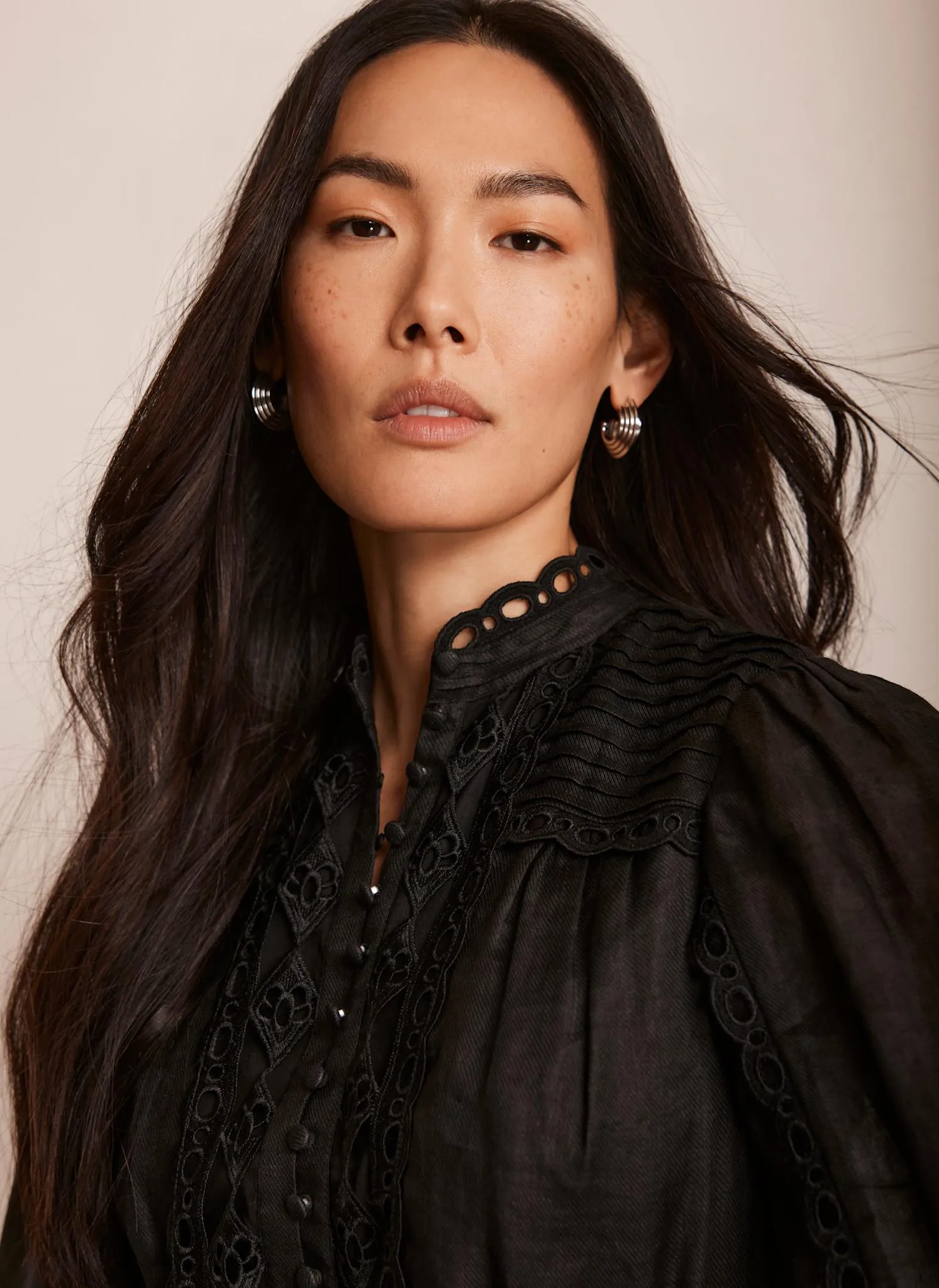 Black Lace Detail Mini Dress sold by Mint Velvet product image thumbnail 5