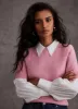 Pink Wool Blend Knit Top sold by Mint Velvet