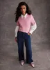 Pink Wool Blend Knit Top sold by Mint Velvet