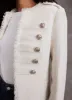 Cream Boucle Military Jacket sold by Mint Velvet