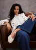 Cream Boucle Military Jacket sold by Mint Velvet