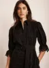 Black Broderie Midi Dress sold by Mint Velvet