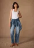 Mid Indigo Relaxed Tapered Boyfriend Jeans sold by Mint Velvet