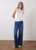 Cream Cotton Knit Top sold by Mint Velvet