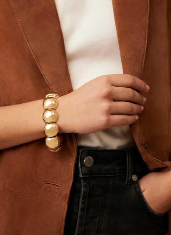 Gold Tone Statement Bracelet sold by Mint Velvet