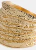 Gold Tone Hammered Ring sold by Mint Velvet