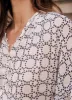 Cream Geometric Print Blouse sold by Mint Velvet