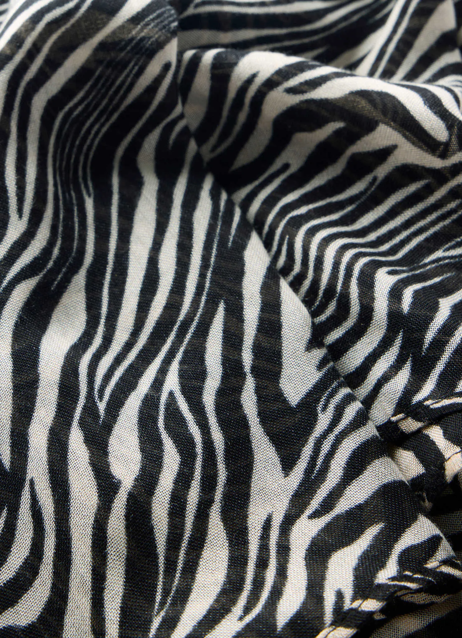 Zebra Print Lightweight Scarf sold by Mint Velvet product image thumbnail 3