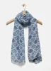 Blue Printed Lightweight Scarf sold by Mint Velvet