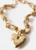 Gold Tone Heart Charm Bracelet sold by Mint Velvet