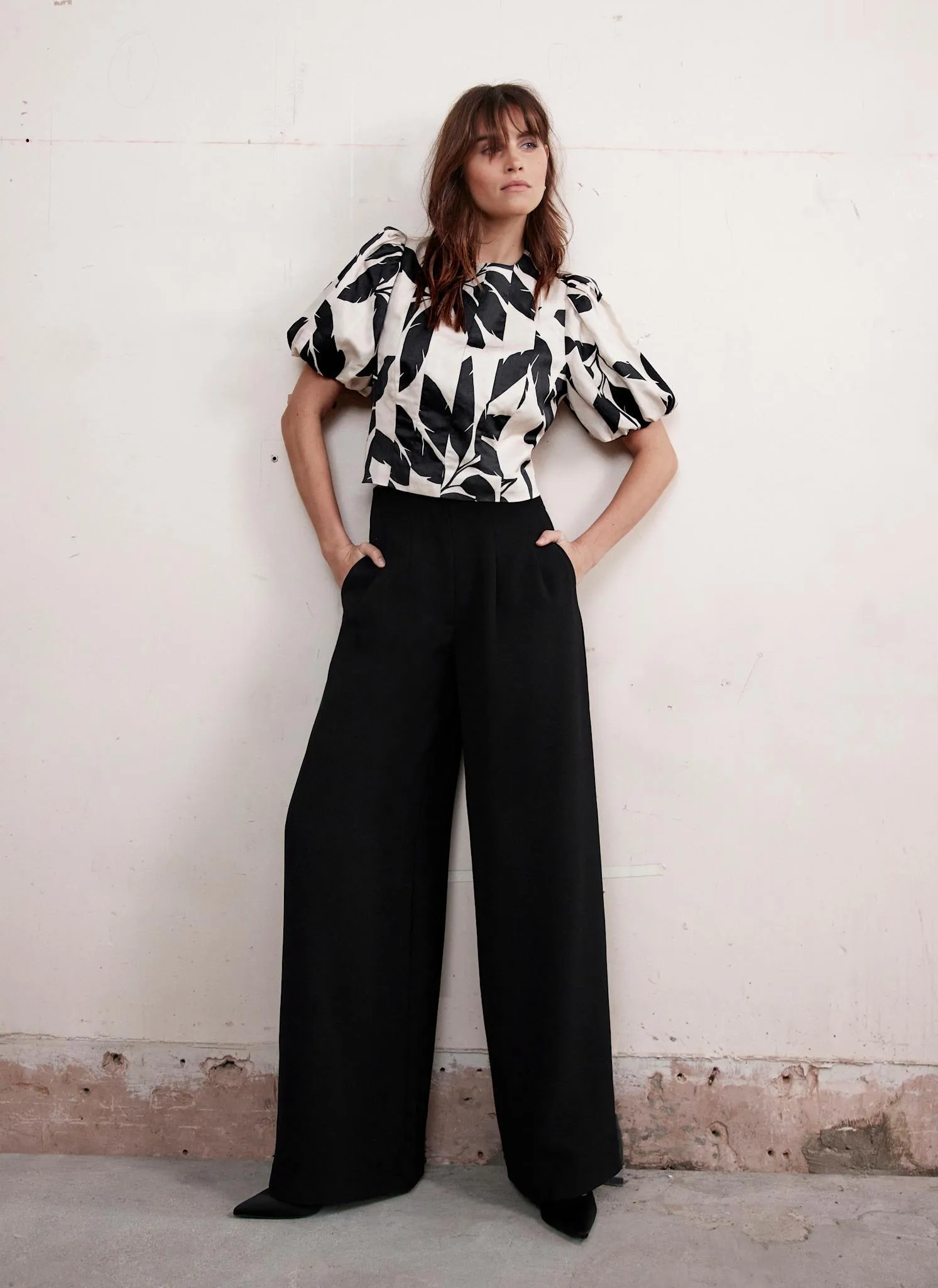 Neutral Palm Print Top sold by Mint Velvet product image thumbnail 5