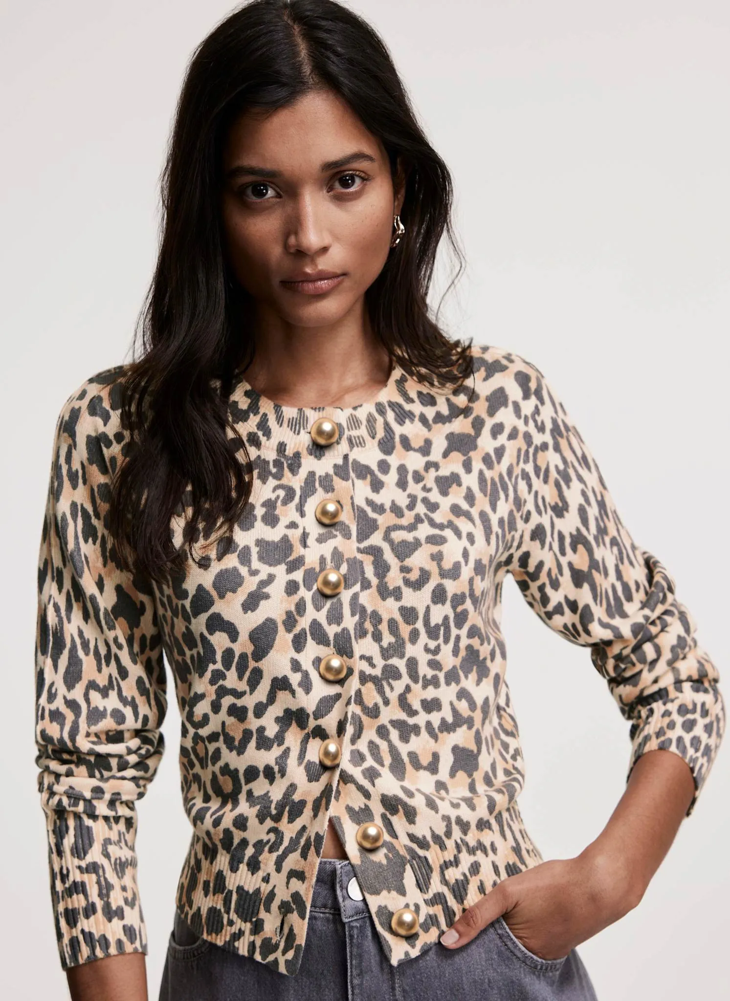Leopard Print Cardigan sold by Mint Velvet