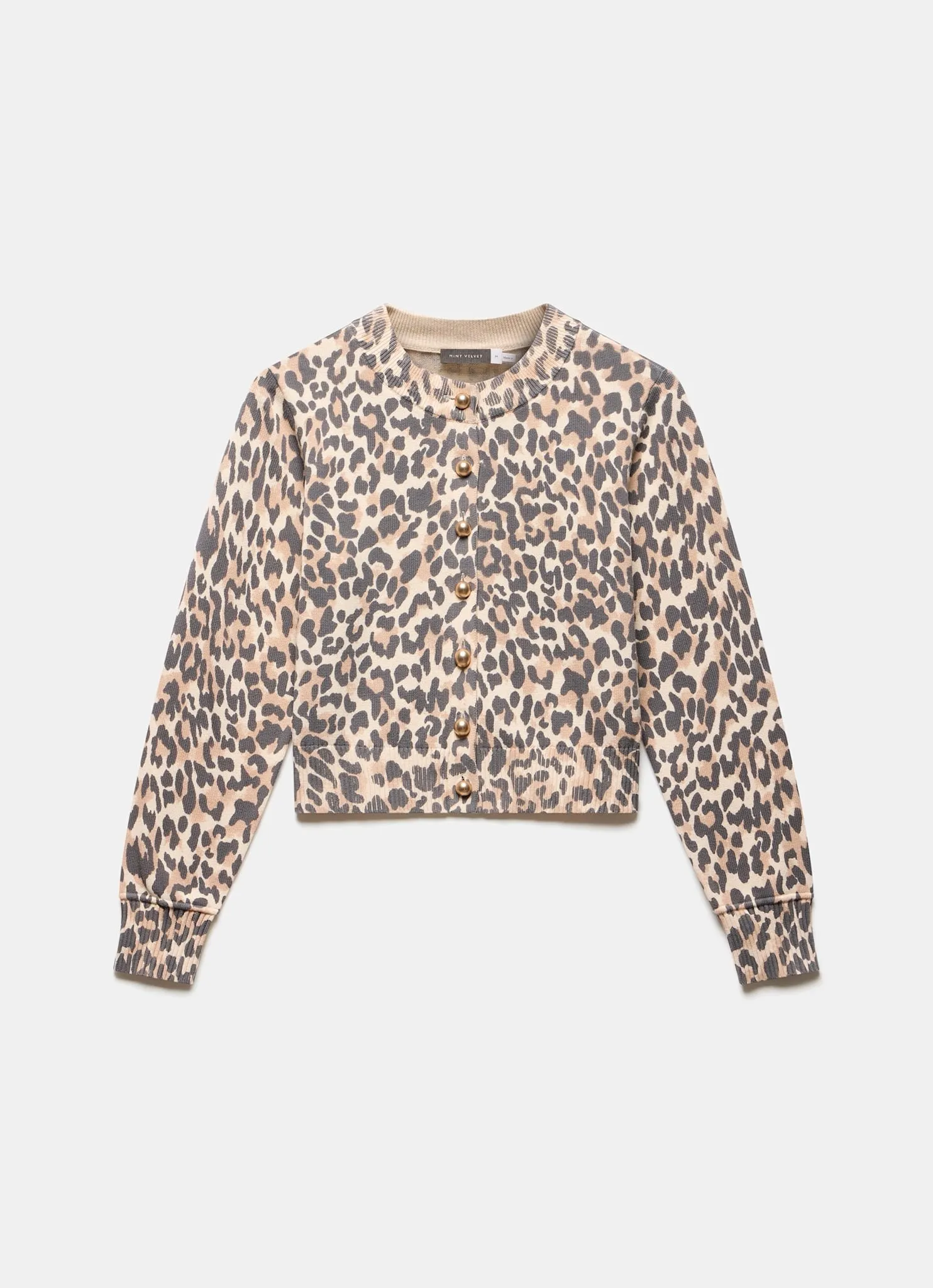 Leopard Print Cardigan sold by Mint Velvet product image thumbnail 5