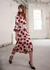 Neutral Floral Print Midi Dress sold by Mint Velvet