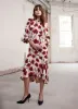 Neutral Floral Print Midi Dress sold by Mint Velvet