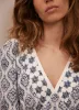 Blue Geometric Print Midi Dress sold by Mint Velvet