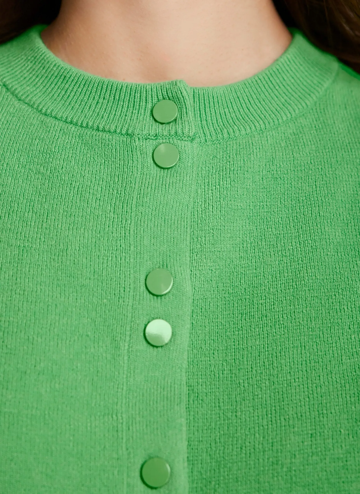 Green Cotton Blend Cardigan sold by Mint Velvet product image thumbnail 4
