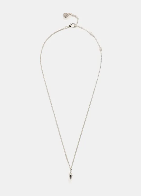 Silver Plated Strawberry Charm Necklace sold by Mint Velvet