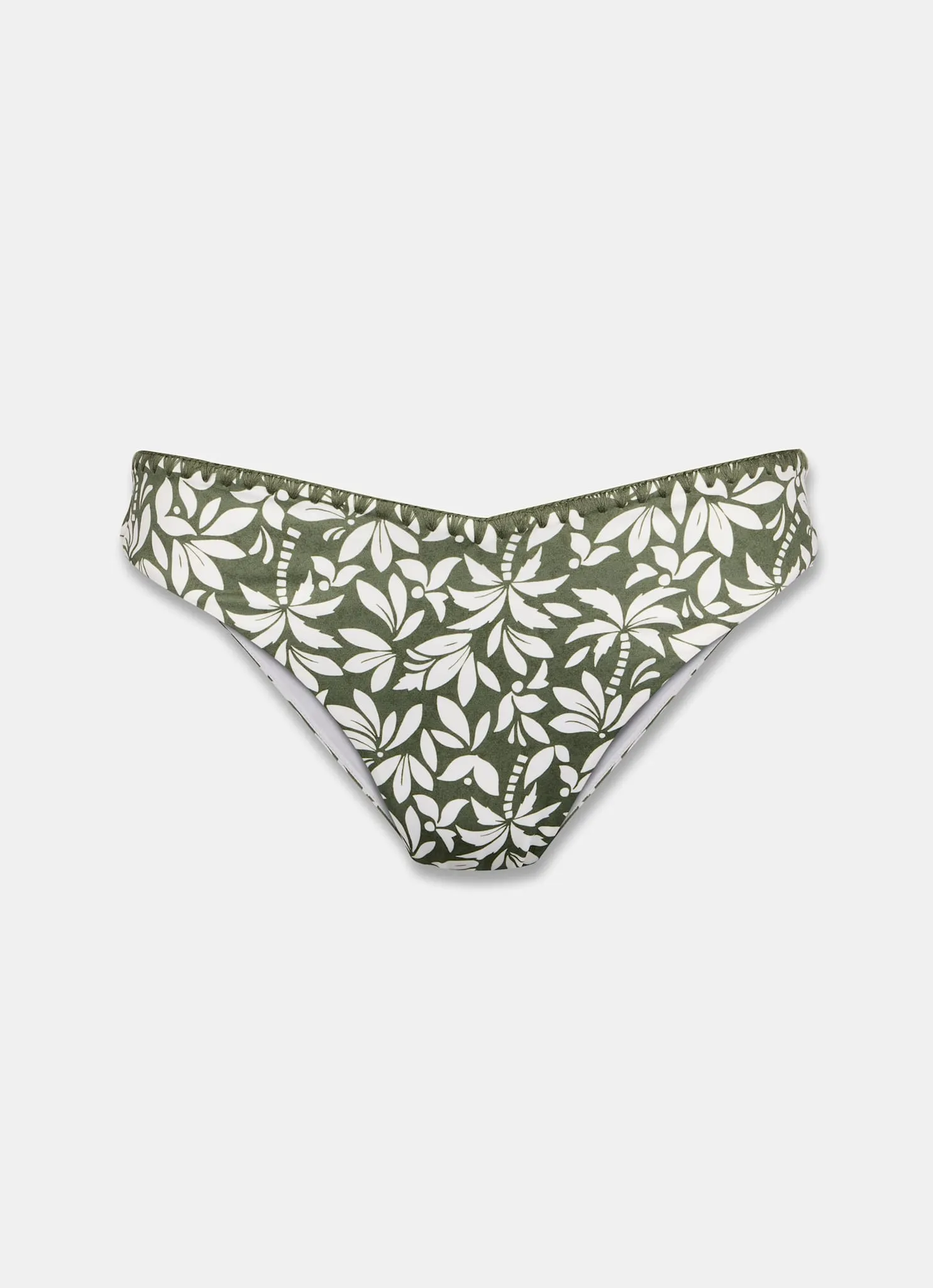 Khaki Palm Print Bikini Bottoms sold by Mint Velvet product image thumbnail 5
