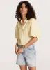 Yellow Puff Sleeve Shirt sold by Mint Velvet