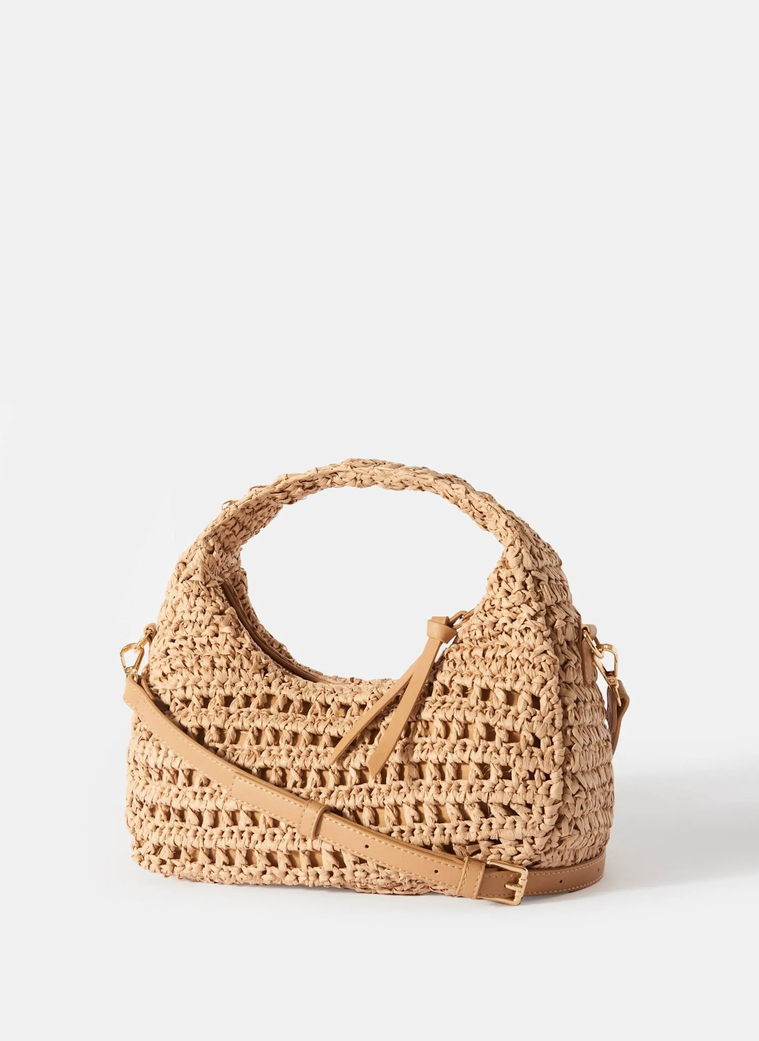 Neutral Woven Crossbody Bag sold by Mint Velvet product image thumbnail 3