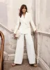White Tuxedo Double Breasted Blazer sold by Mint Velvet
