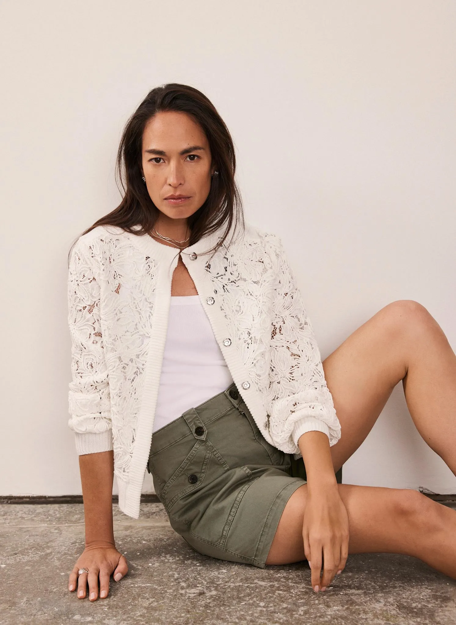 Khaki Utility Shorts sold by Mint Velvet product image thumbnail 5