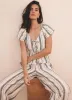 Blue Stripe Tie Front Top sold by Mint Velvet
