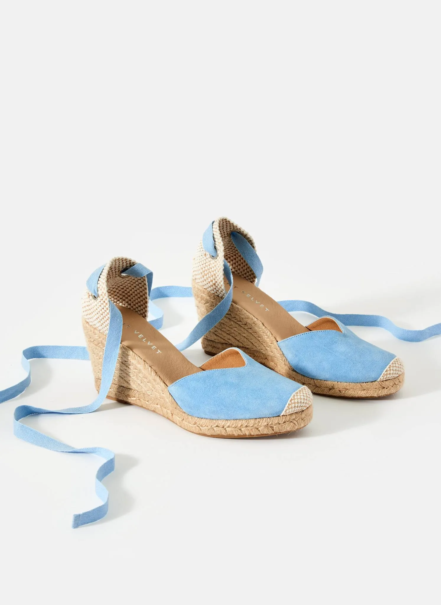Blue Espadrille Tie Wedges sold by Mint Velvet product image thumbnail 3