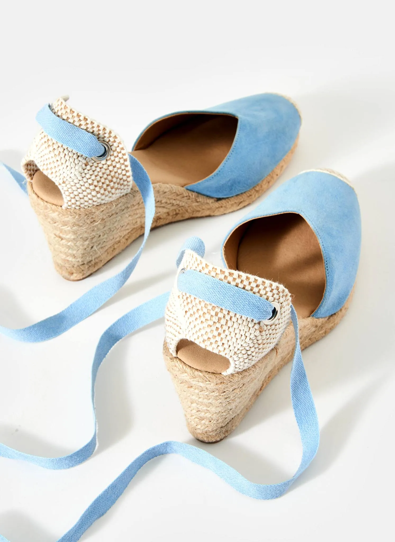Blue Espadrille Tie Wedges sold by Mint Velvet product image thumbnail 4