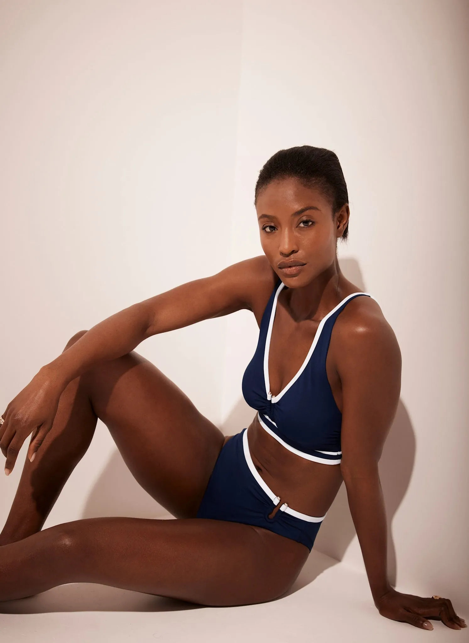 Navy Tipped Bikini Bottoms sold by Mint Velvet product image thumbnail 4