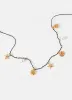 Gold Tone Rope Shell Charm Necklace sold by Mint Velvet