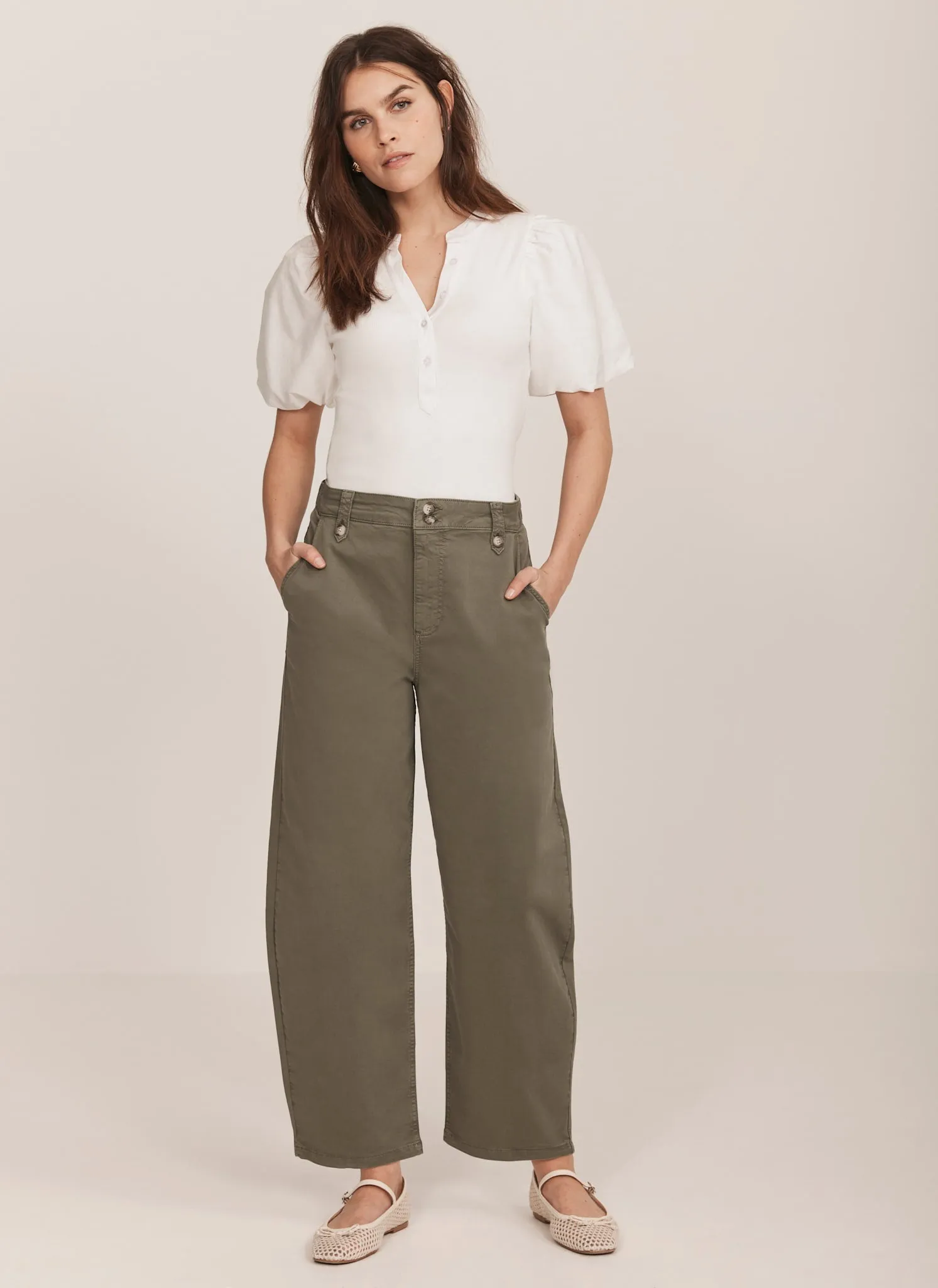 White Puff Sleeve Top sold by Mint Velvet product image thumbnail 4