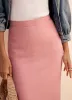 Pink Linen Tiered Maxi Skirt sold by Mint Velvet