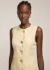 Yellow Linen Starfish Mini Dress sold by Mint Velvet