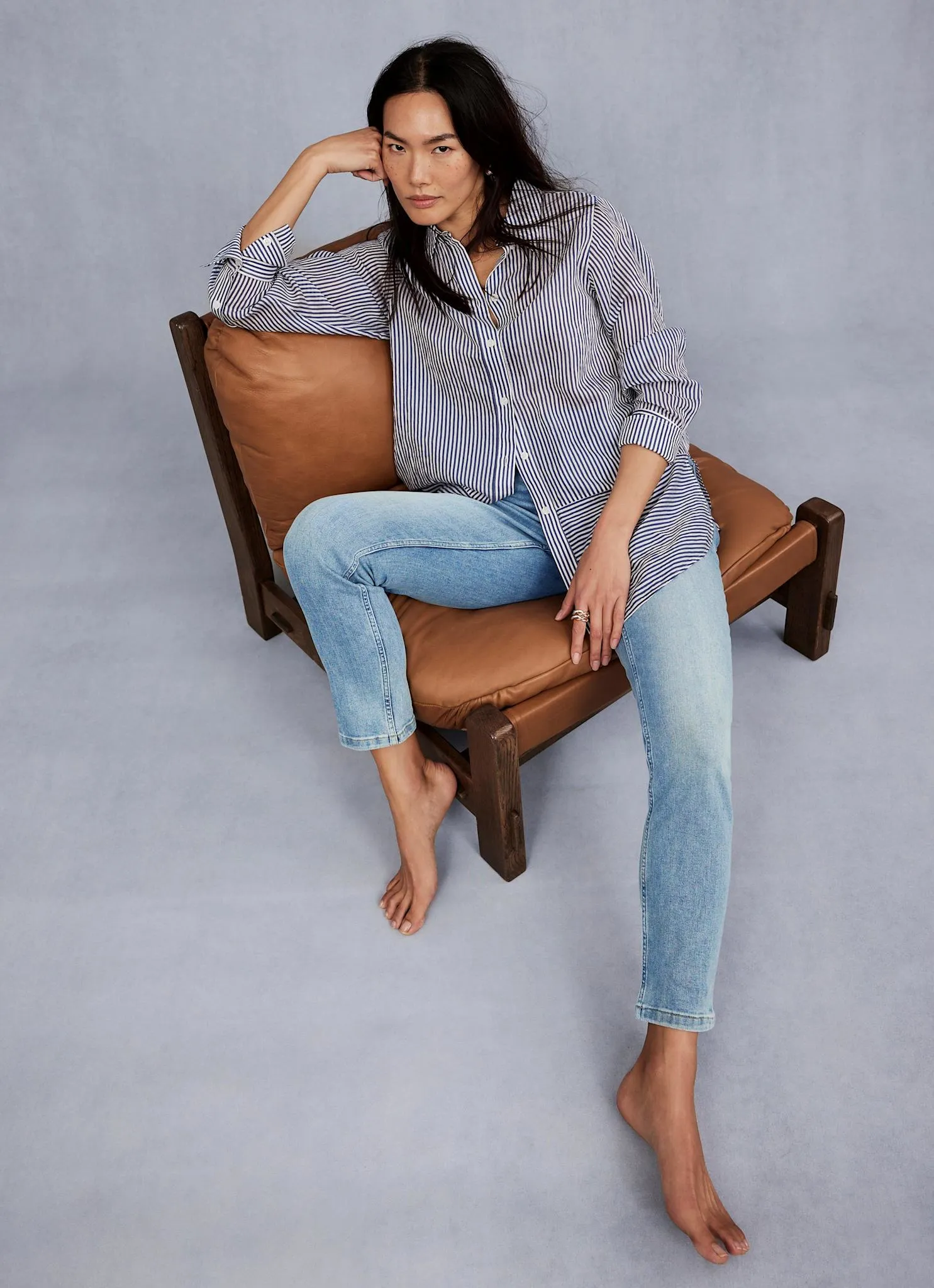 Light Indigo Sculpting Skinny Jeans sold by Mint Velvet product image thumbnail 2