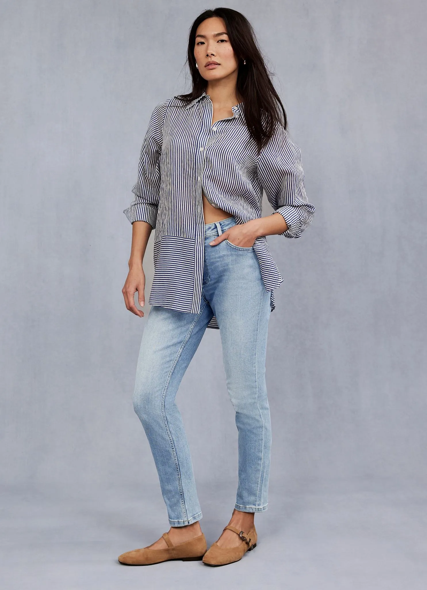 Light Indigo Sculpting Skinny Jeans sold by Mint Velvet product image thumbnail 5